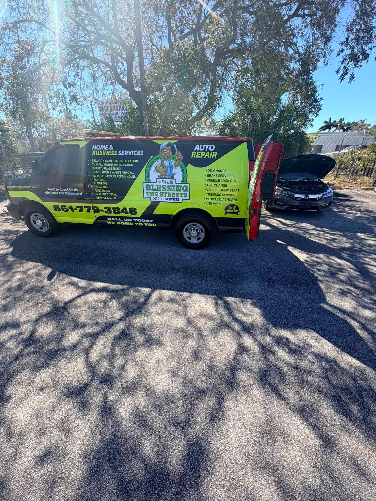 Blessing The Streets mobile automotive service work