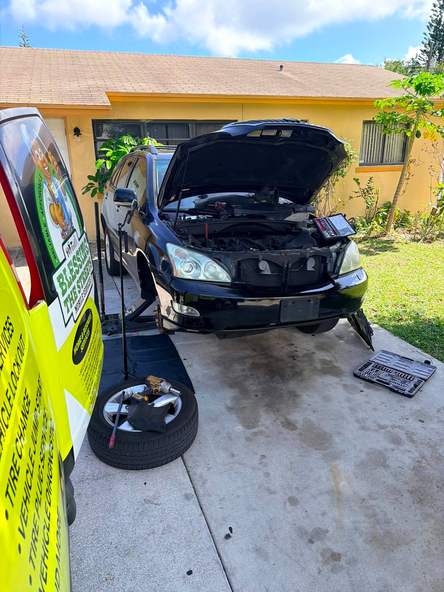 Blessing The Streets mobile automotive service work