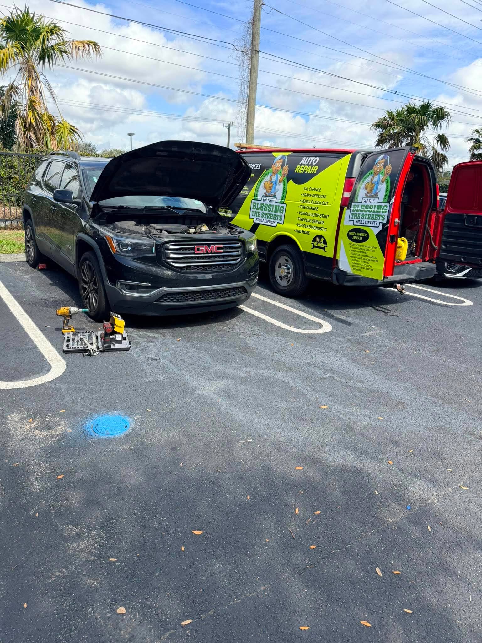 Blessing The Streets mobile automotive service work