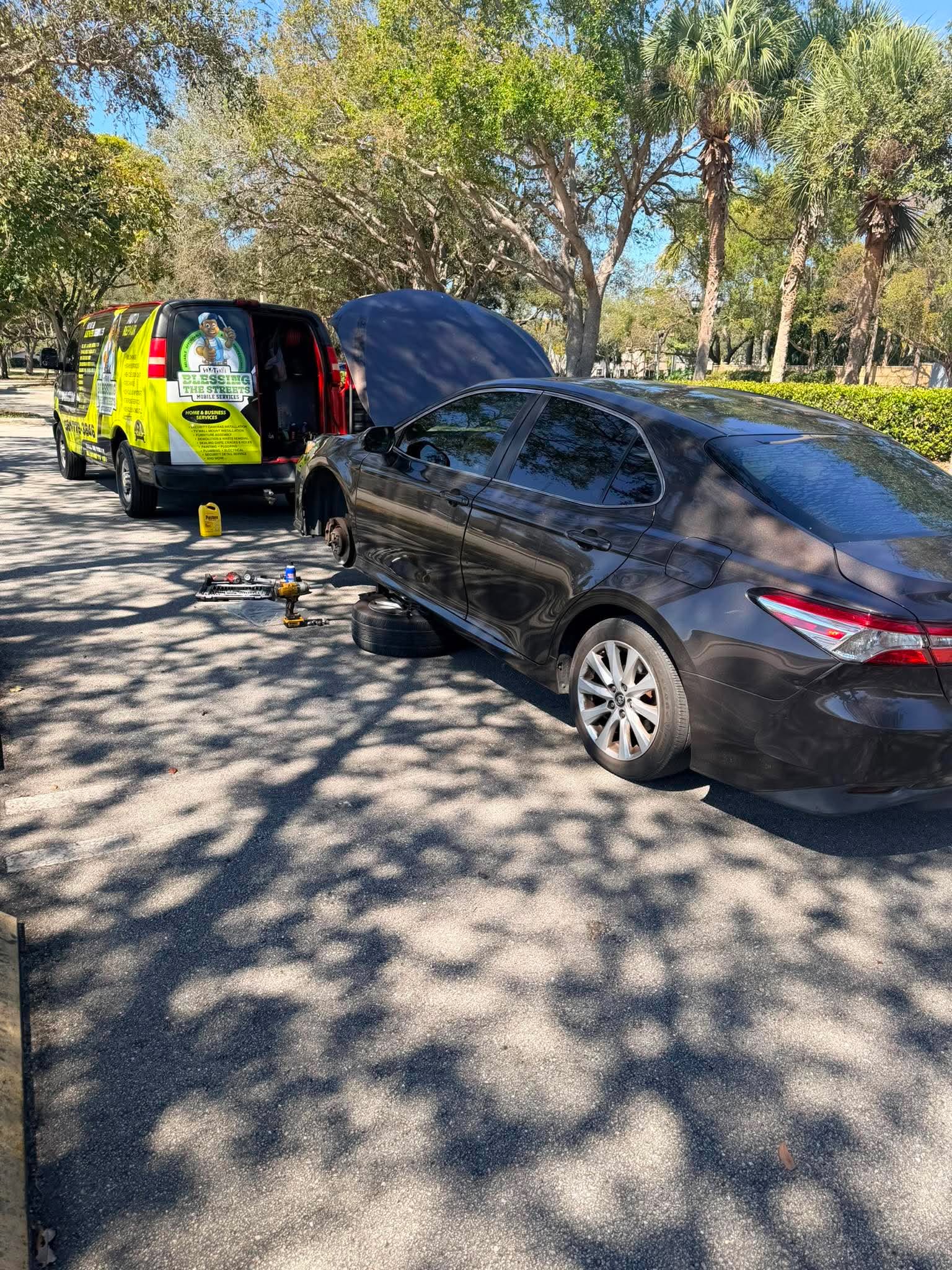 Blessing The Streets mobile automotive service work