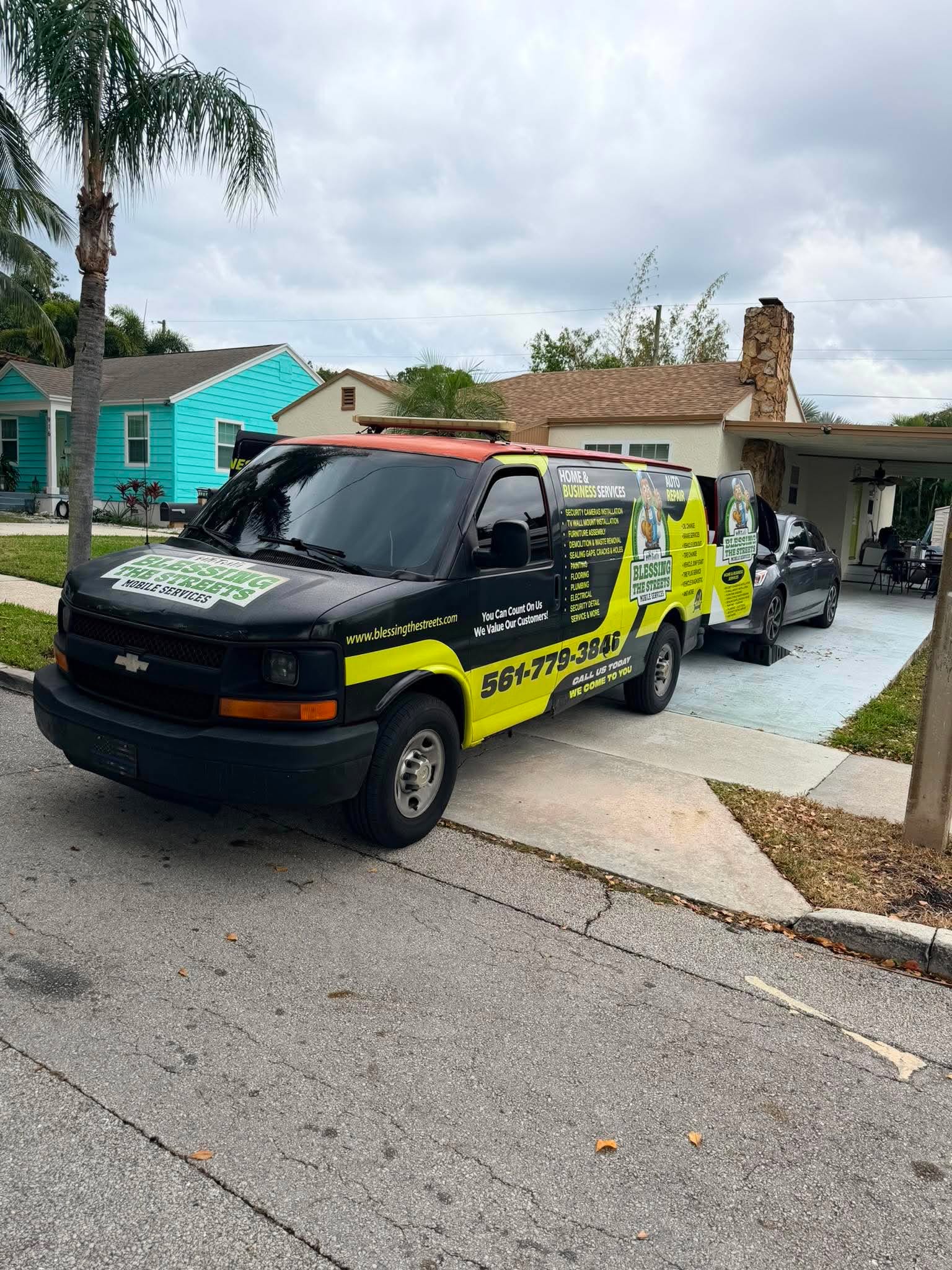 Blessing The Streets mobile automotive service work