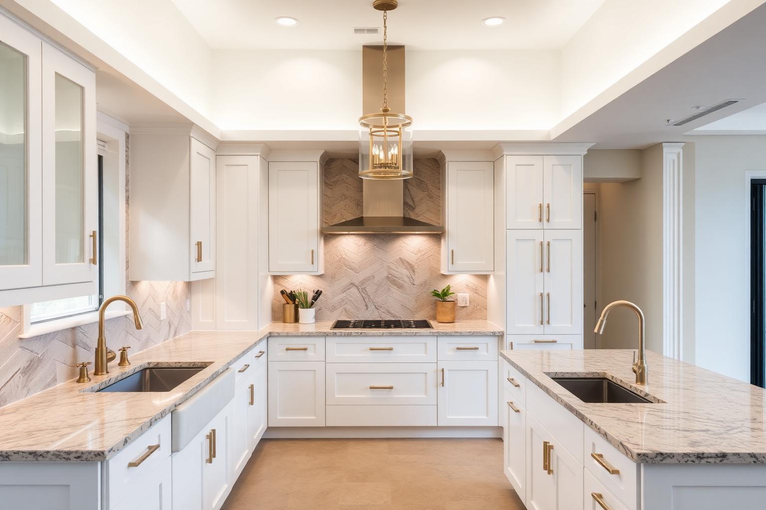 Completed modern kitchen renovation